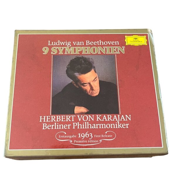 Beethoven Complete 9 Symphonies 5xCD Box Set Karajan Berlin 1963 Classical Music - Picture 1 of 16